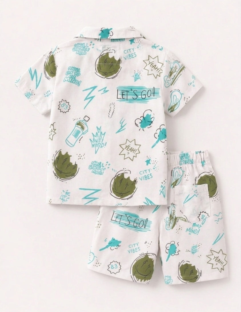 Ultimate Summer Co-Ord Combo Pack – Boys Cotton Co-Ord Set (Pack of 3)