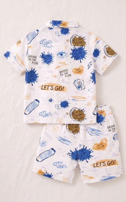 Ultimate Summer Co-Ord Combo Pack – Boys Cotton Co-Ord Set (Pack of 3)