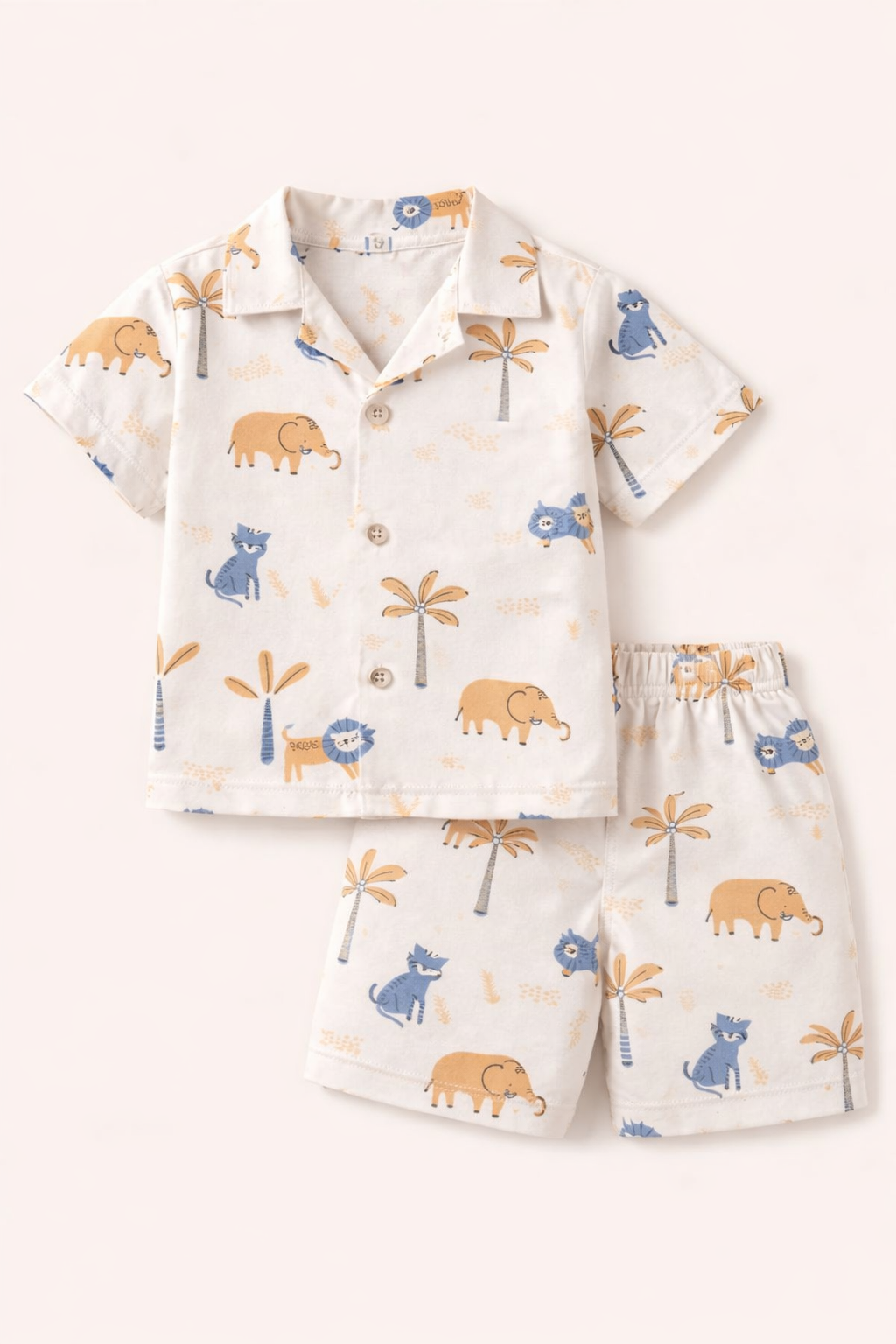 Jungle Adventure & City Vibes Combo Set – Boys Cotton Summer Co-Ord Pack