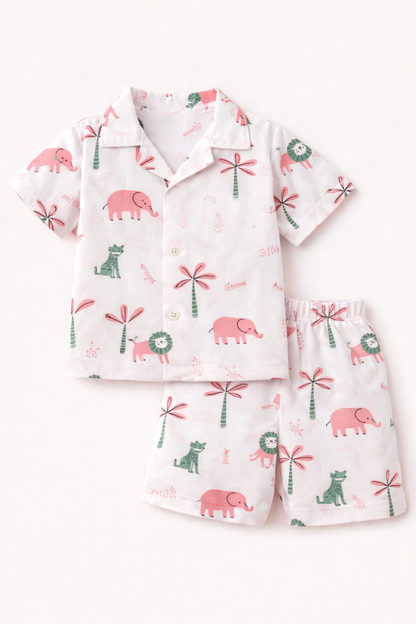 Candy Safari & City Pop Combo Set – Boys Cotton Summer Co-Ord Pack