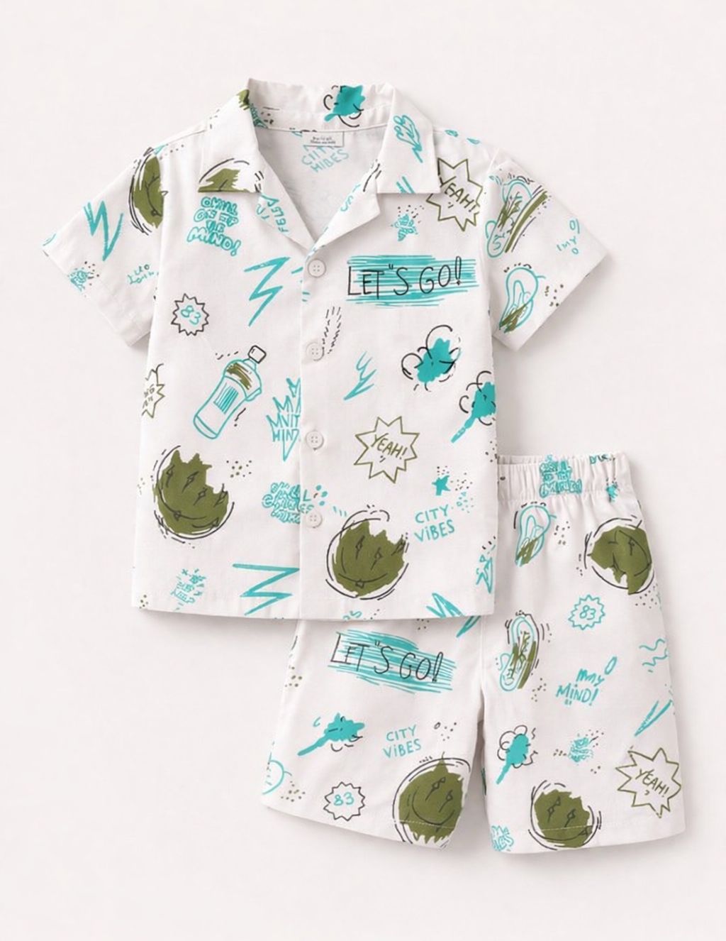 Ultimate Summer Co-Ord Combo Pack – Boys Cotton Co-Ord Set (Pack of 3)