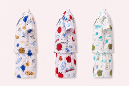 Ultimate Summer Co-Ord Combo Pack – Boys Cotton Co-Ord Set (Pack of 3)